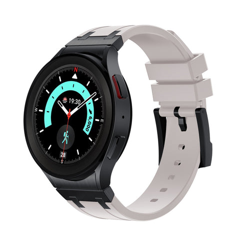 メタルコネクトシリコンバンド【ギャラクシーウォッチ】