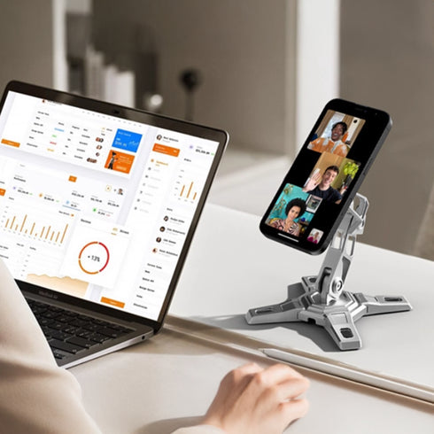 ジオメトリックメカニックスタンド【スマホスタンド】