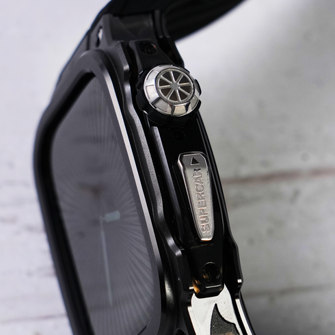 メタリックフレーム一体型バンド【アップルウォッチバンド】