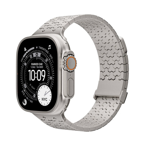 ハニカムメタルマグネットバンド【アップルウォッチバンド】