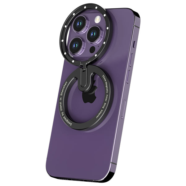 【Ulanzi】52mm MagFilter スマートフォン用磁気フィルターアダプターリング