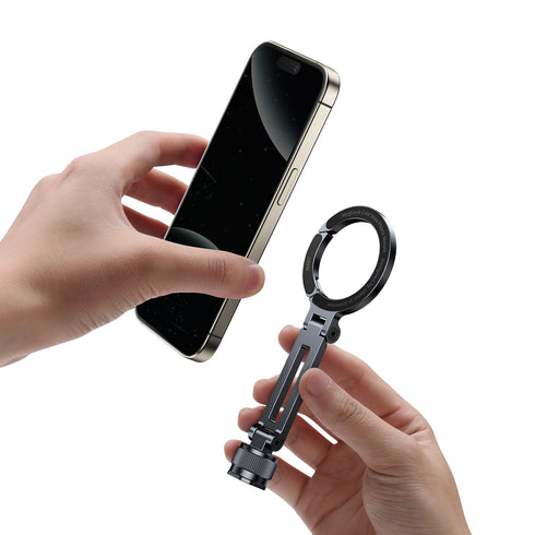 【Ulanzi】Maglock 1/4 コールドシュー付きスマホホルダー