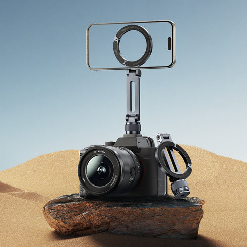 【Ulanzi】Maglock 1/4 コールドシュー付きスマホホルダー