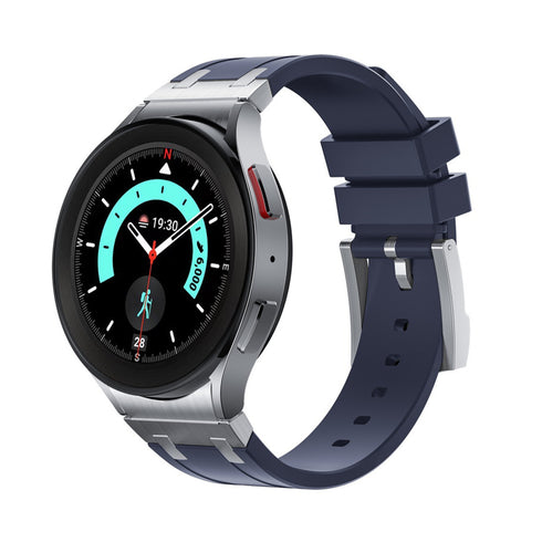 メタルコネクトシリコンバンド【ギャラクシーウォッチ】