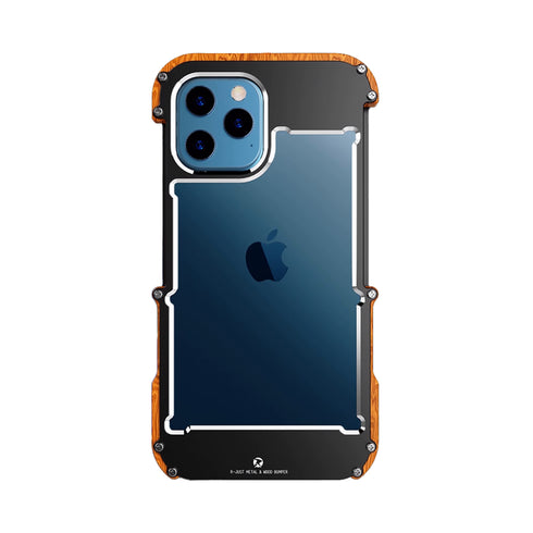 ウッドフレームメタルケース【iPhoneケース】