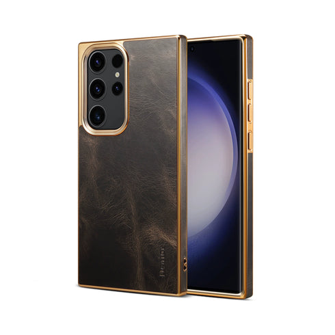 レザーゴールドアクセントケース【ギャラクシー】