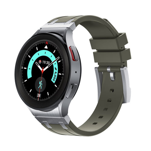 メタルコネクトシリコンバンド【ギャラクシーウォッチ】