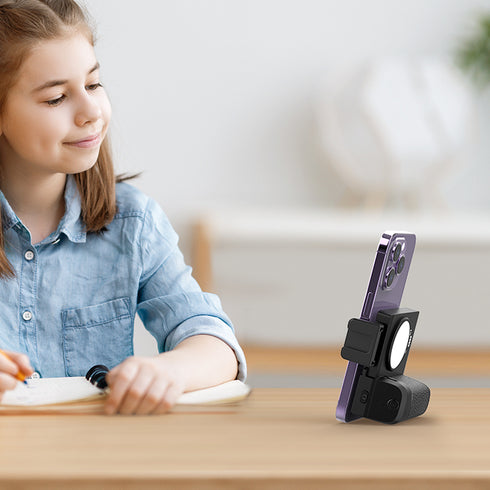 【Ulanzi】フィルライト付きBluetoothスマートフォンホルダー