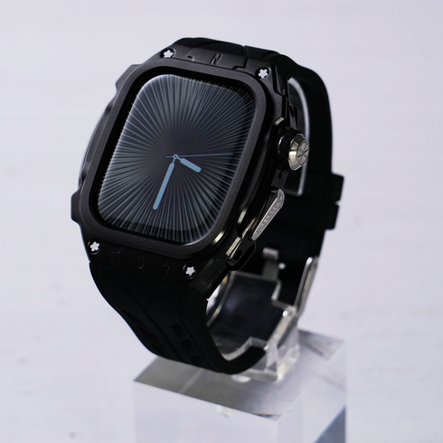 メタリックフレーム一体型バンド【アップルウォッチバンド】