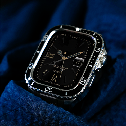 ステンレスアーマーケース一体型バンド【アップルウォッチバンド】