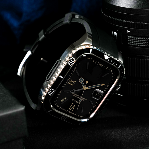 ステンレスアーマーケース一体型バンド【アップルウォッチバンド】