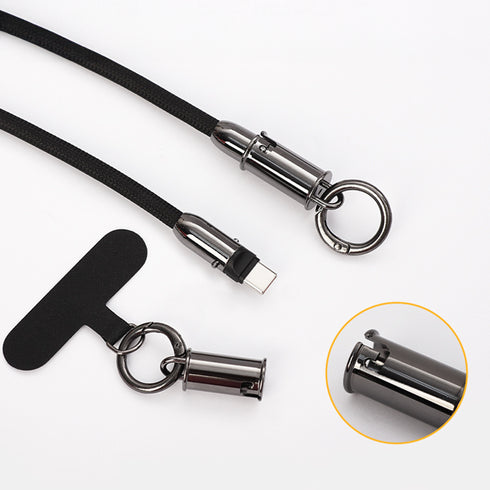 チャージケーブルスマホショルダーストラップ【スマホショルダー】