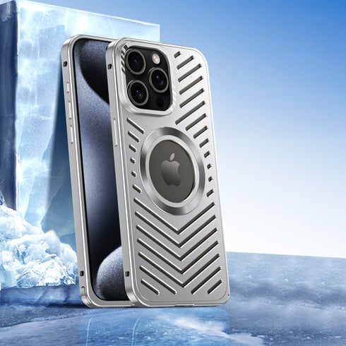 ストライプメタルマグケース【iPhoneケース】