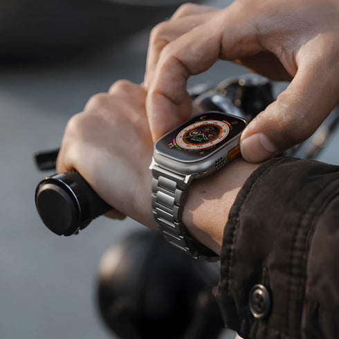 チタニウムスマートリンクバンド【アップルウォッチバンド】