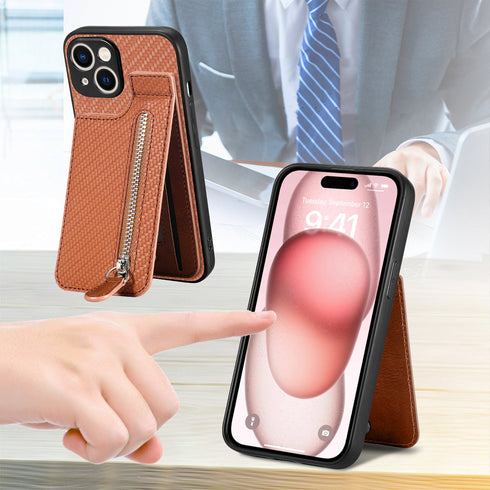 ジッパースタンドマグネットケース【iPhoneケース】