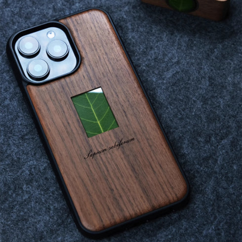 ウィザーリーフウッドケース【iPhoneケース】