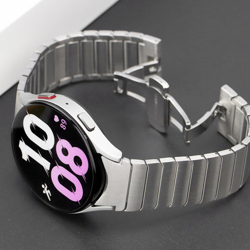 ステンレスラグスライプバンド【ギャラクシーウォッチ】