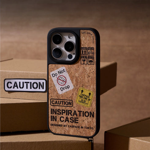 コーションコルクマグケース【iPhoneケース】