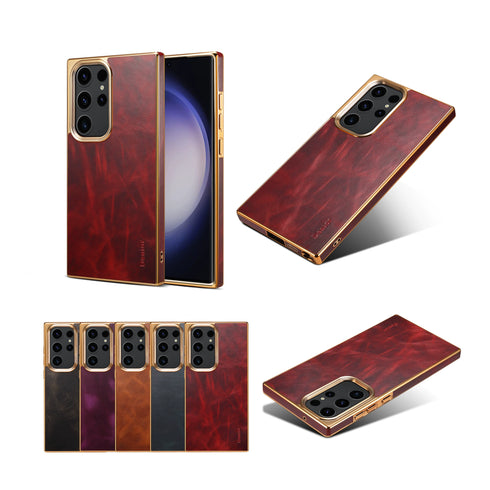 レザーゴールドアクセントケース【ギャラクシー】