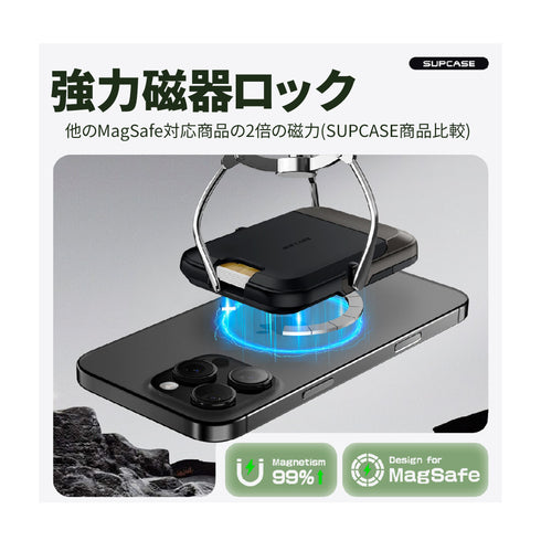 【SUPCASE】PhoneMagVault【MagSafeウォレット】