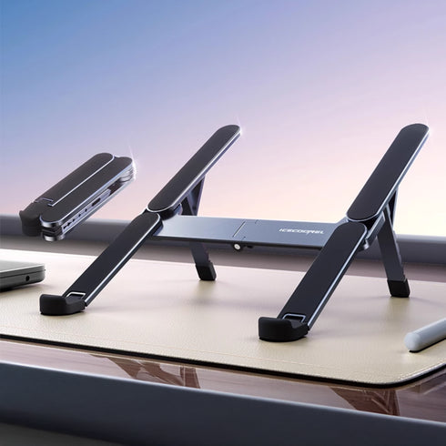 小型収納アルミライトスタンド【ノートPCスタンド】