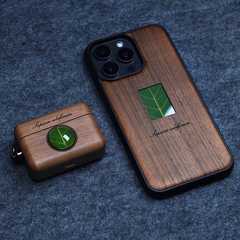 ウィザーリーフウッドケース【iPhoneケース】