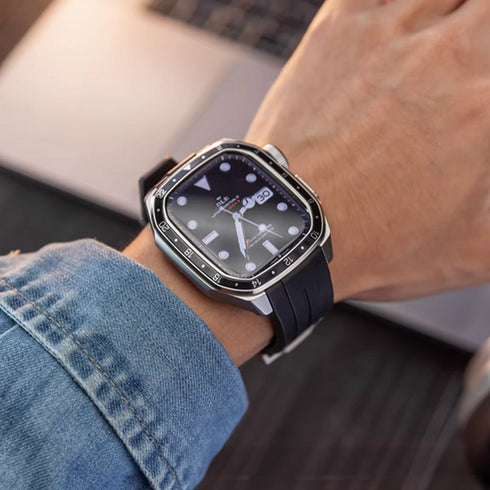 プレミアムベゼルシリコンバンド【アップルウォッチバンド】