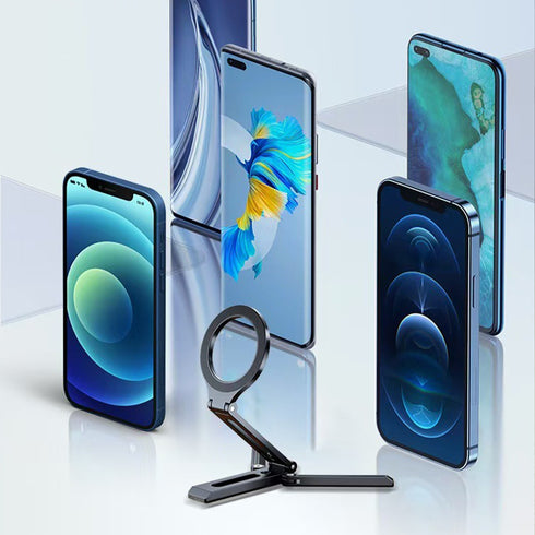 スマートダブルフォルダリングホルダー【スマホスタンド】