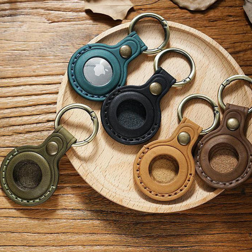 レザーカバータグストラップ【AirTagケース】