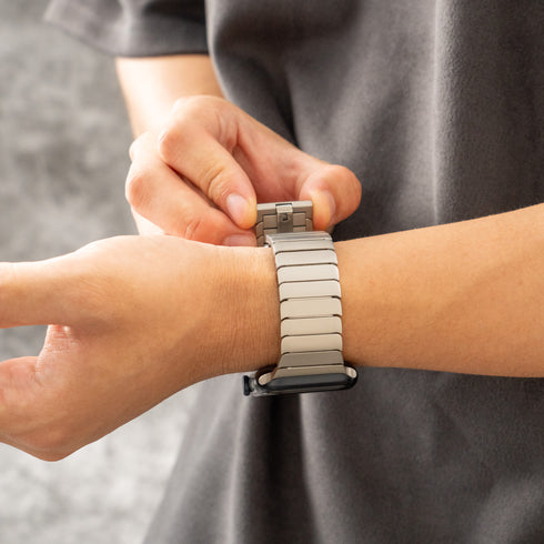 ステンレススチールバンブーバンド【アップルウォッチバンド】