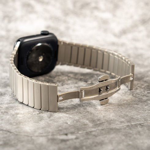 ステンレススチールバンブーバンド【アップルウォッチバンド】