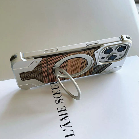 ゴールドブロケードメタルケース【iPhoneケース】