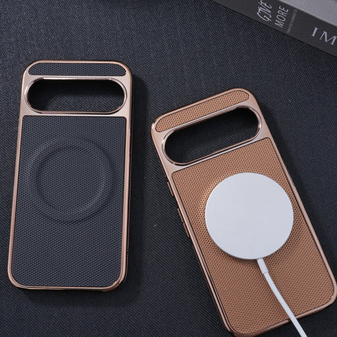 ナイロンデザインレザーマグケース【Google Pixelケース】