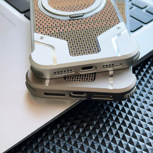 ゴールドブロケードメタルケース【iPhoneケース】