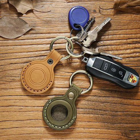 レザーカバータグストラップ【AirTagケース】