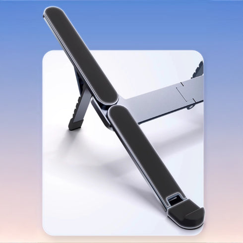 小型収納アルミライトスタンド【ノートPCスタンド】