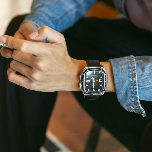 プレミアムベゼルシリコンバンド【アップルウォッチバンド】