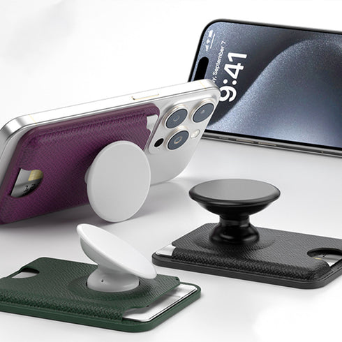 サークルスタンドレザーウォレットケース【MagSafeウォレット】