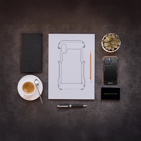 ウッドフレームメタルケース【iPhoneケース】