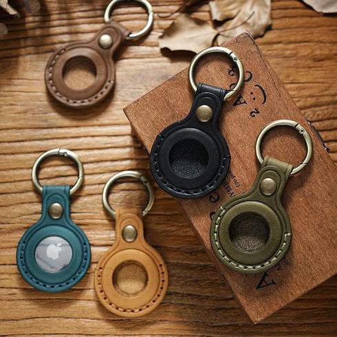 レザーカバータグストラップ【AirTagケース】