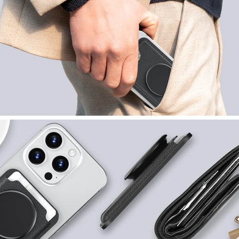 サークルスタンドレザーウォレットケース【MagSafeウォレット】