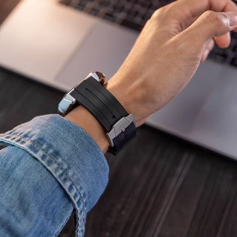 プレミアムベゼルシリコンバンド【アップルウォッチバンド】