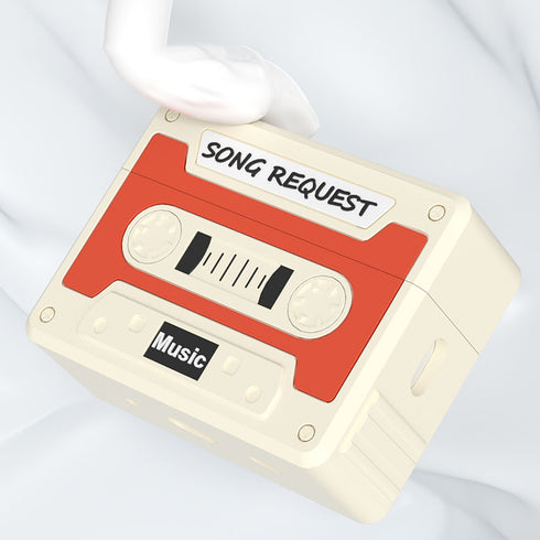 レトロカセットシリコンケース【エアポッツケース】