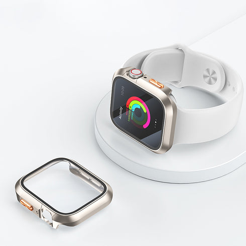 オレンジアクセント保護ケース【アップルウォッチケース】