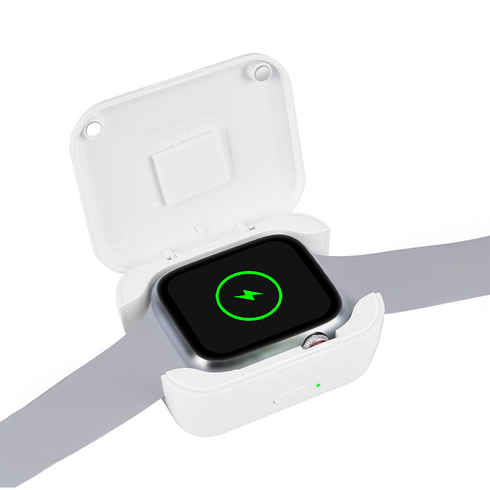 ポータブルワイヤレス充電ケース【アップルウォッチケース】