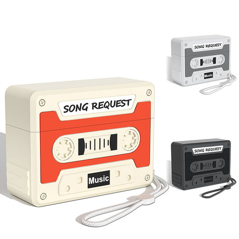 レトロカセットシリコンケース【エアポッツケース】