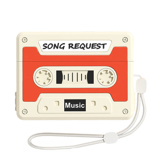 レトロカセットシリコンケース【エアポッツケース】