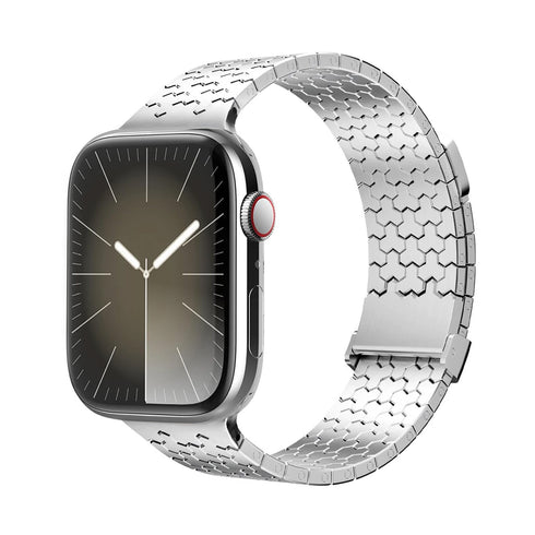ハニカムメタルマグネットバンド【アップルウォッチバンド】