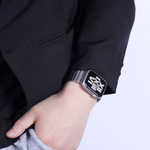 スマートマグネティックステンレスバンド【アップルウォッチバンド】