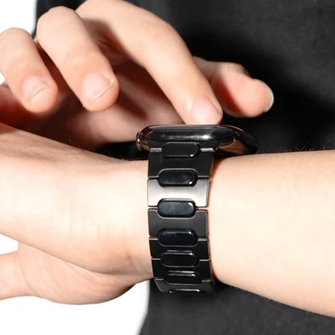 ブラックリンクチタンバンド【アップルウォッチバンド】